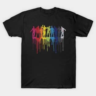 Rainbow Zombie Shuffle: Version Two T-Shirt